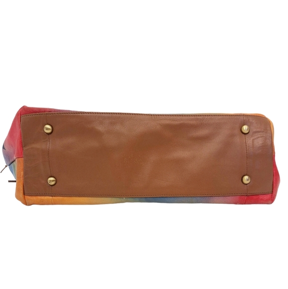 Sharif Hand Painted 1827 Birds and Flowers and Butterflies Tote Bag - Picture 7 of 16